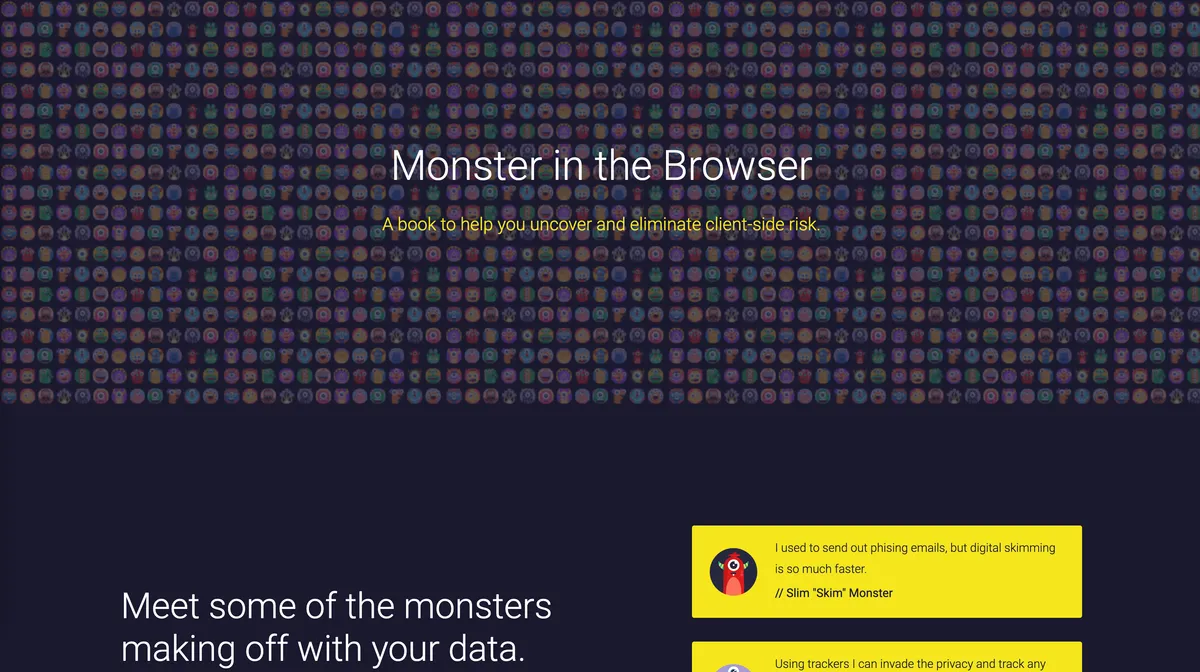 Monster in the Browser book cover